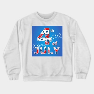 4th of July design Crewneck Sweatshirt